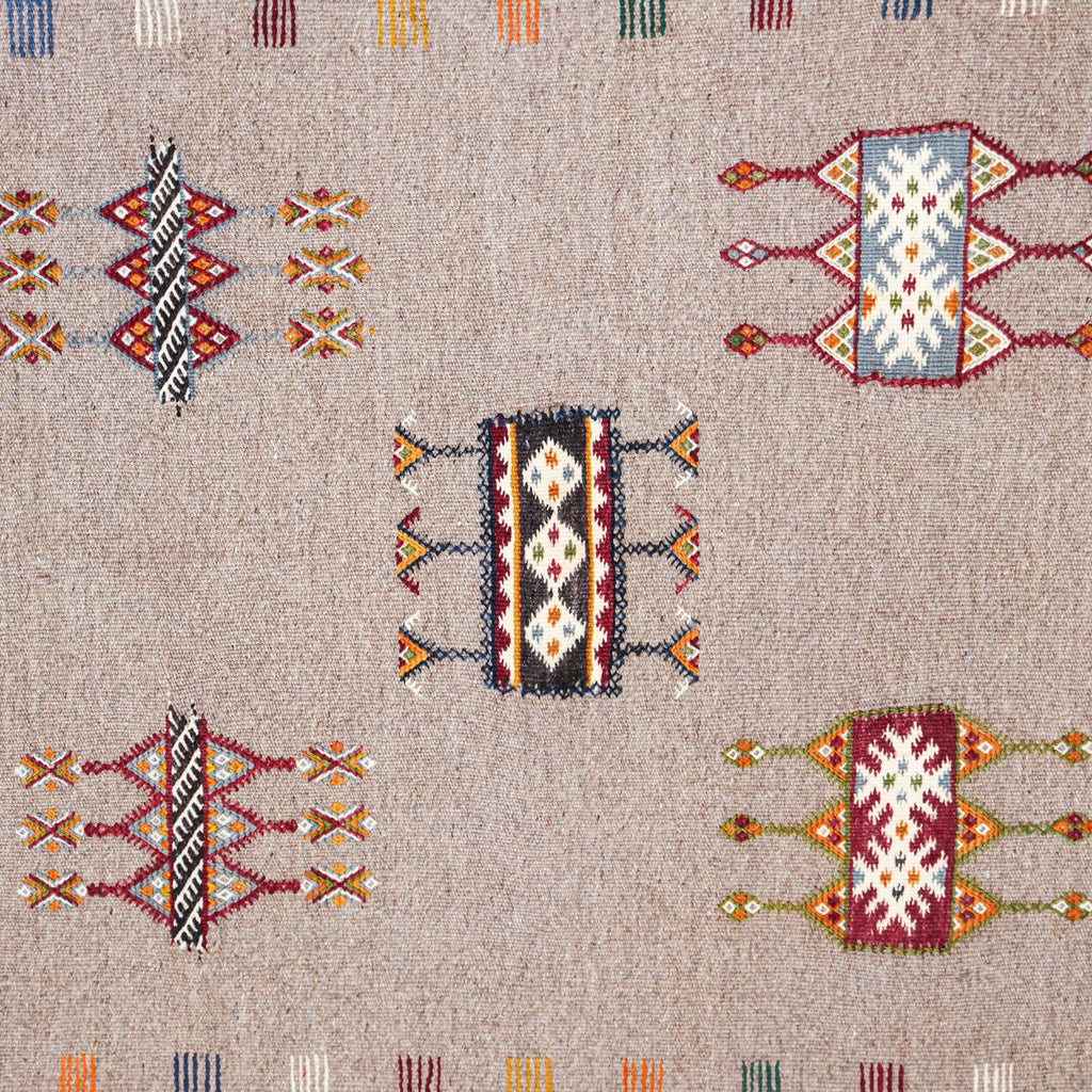 Hand-made Wool Berber Carpet - Akhnif in High Atlas