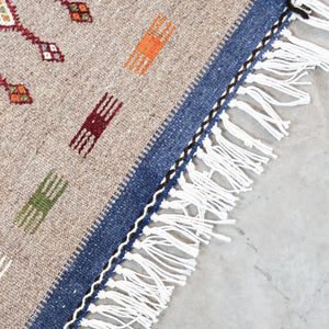 Hand-made Wool Berber Carpet - Akhnif in High Atlas