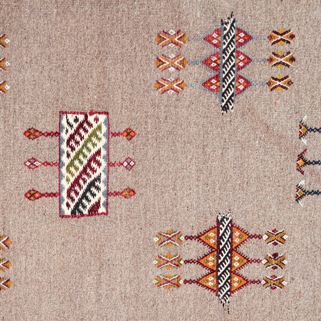Hand-made Wool Berber Carpet - Akhnif in High Atlas