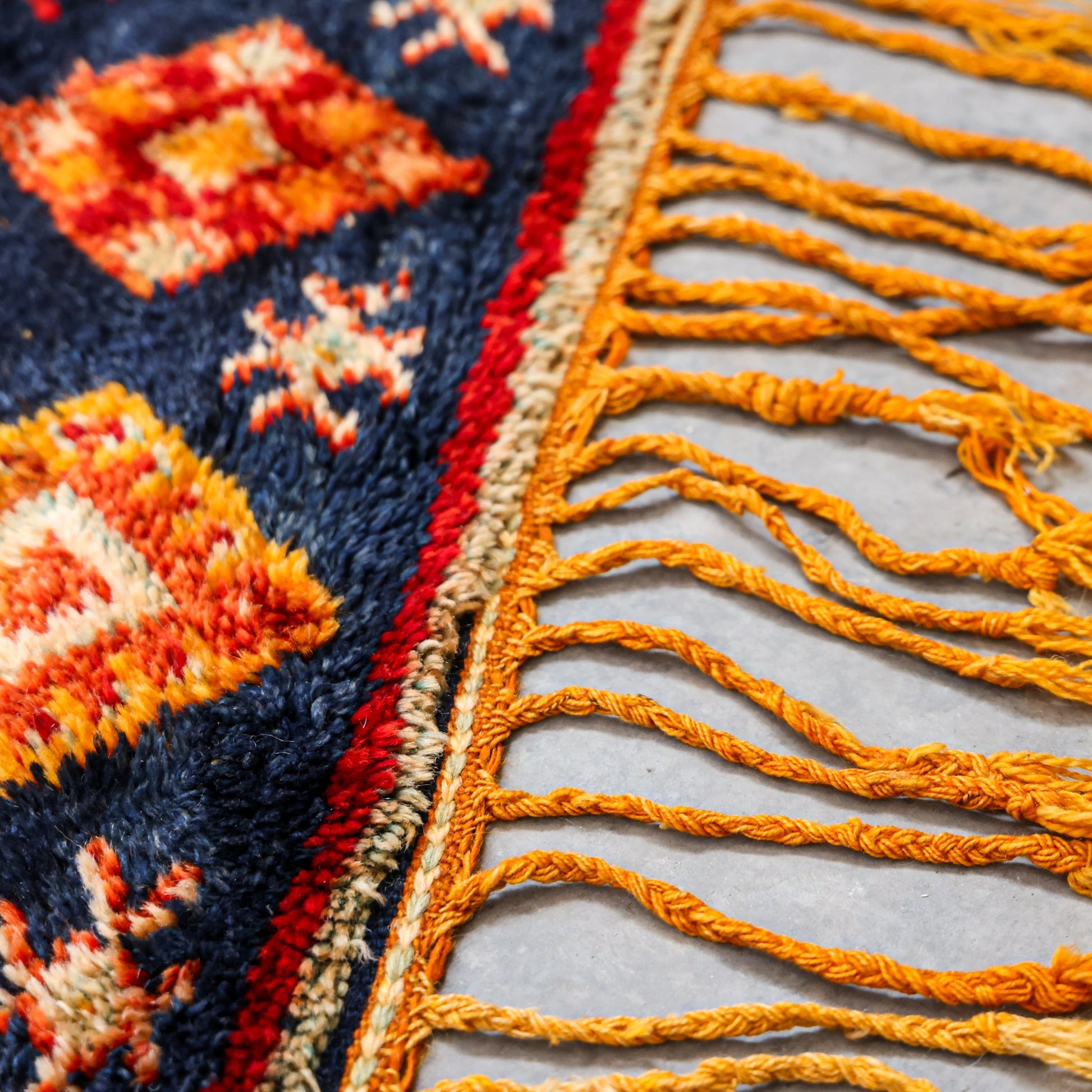 Handmade Taznakht Wool Runner - Taznakht in High Atlas
