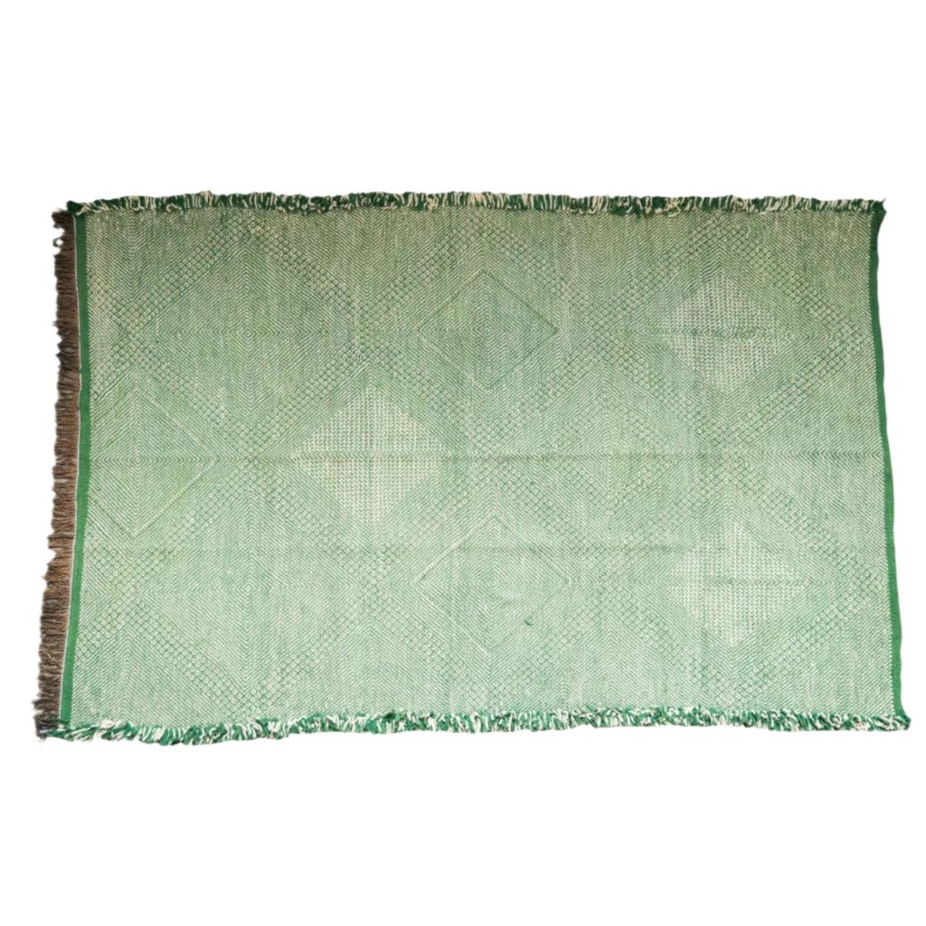 Hand-made Wool Berber Carpet - Zanafi in High Atlas