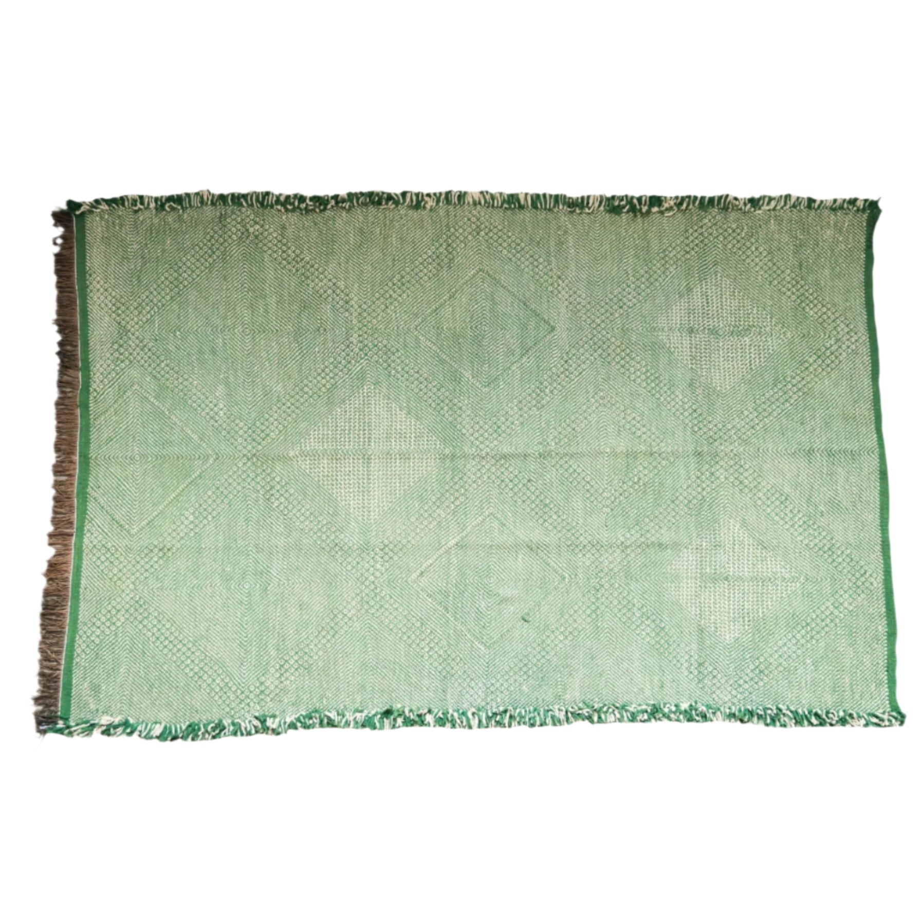 Hand-made Wool Berber Carpet - Zanafi in High Atlas