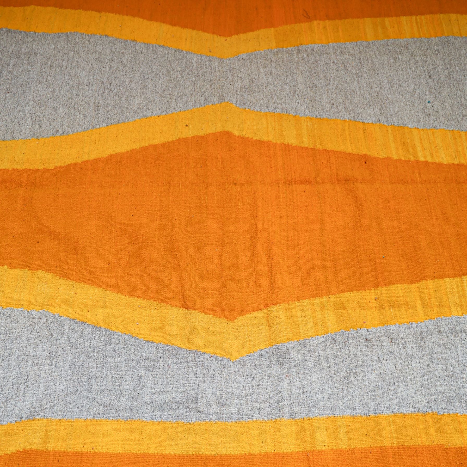Hand-made Wool Berber Flatweave - Akhnif in High Atlas